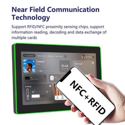 15.6 inç RK3566 NFC POE Power Tablet PC Duvar Montajlı Toplantı Android Tablet Led Işıklı