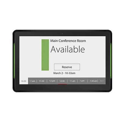 10Konferans odası rezervasyonu için iki taraflı LED ışığı ile.1 inç RK3399 CPU Meeting Room Tablet