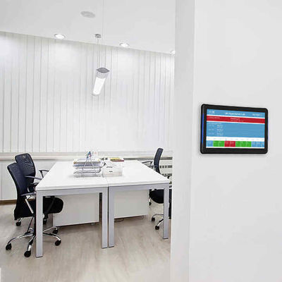 10Konferans odası rezervasyonu için iki taraflı LED ışığı ile.1 inç RK3399 CPU Meeting Room Tablet