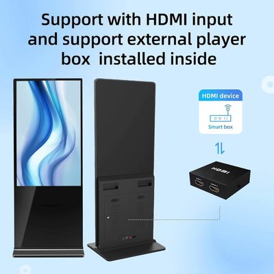 75 inç Dikey AD Kiosk LCD Reklam Ekranı Android Dokunmatik Ekran Yerde Dikilen Totem