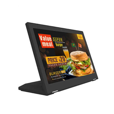 Kendine Hizmet RK3566 İşlemci Restoran Siparişleri için 13.3 Inç POE NFC RGB LED Light Bar 5MP Kamera Android 11