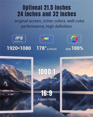 21.5 Inch RK3588 Stand By Me Hareketli Dokunmatik Ekran Monitörü Yer Duracak Android Kablosuz Ev İçin Taşınabilir Akıllı Televizyon