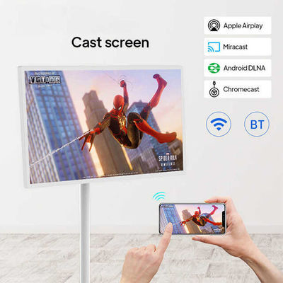27 inç RK3566 8+128GB Büyük Bellek Stand By Me Taşınabilir TV Canlı Akış Makinesi