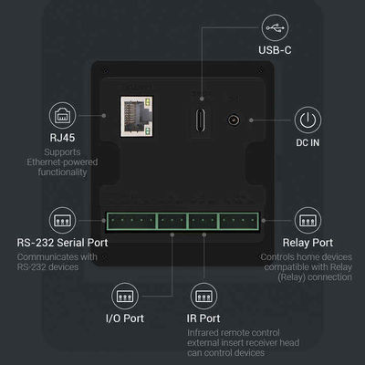RK3566 CPU ve Dört Taraflı LED Işık Çubuğu ile 10.1 İnç Akıllı Ev Tableti - Duvara Monte Android Kontrol Ekranı