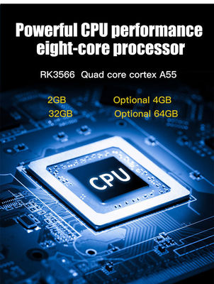 9.7 inç RK3566 4+32GB POE NFC Duvar Montajlı Android 13 Tablet Akıllı Ev Kontrolü LED Işık Çubuğu ile Tablet PC