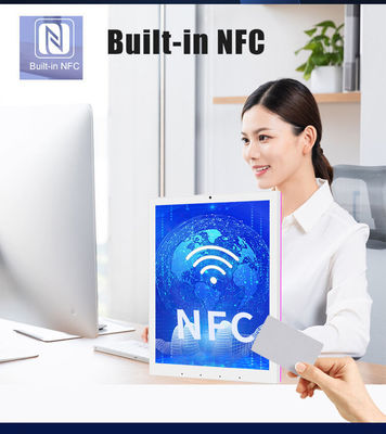 9.7 inç RK3566 4+32GB POE NFC Duvar Montajlı Android 13 Tablet Akıllı Ev Kontrolü LED Işık Çubuğu ile Tablet PC