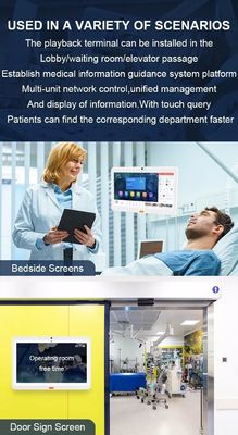 Hastane 15.6 inç Sağlık Bakım Tablet Android Tüm Bir Tıp Sanayi Sınıfı Tabletler Çağrı Tutma Kamera ile