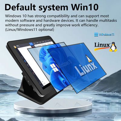 Yeni Tasarım 17 İnç N5095 CPU POS Makinesi 8+256GB Büyük Bellek Win10 Perakende Yazar Kasa POS Terminali