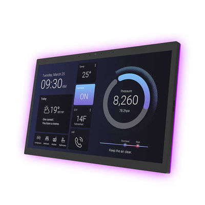 Oem Odm Akıllı Ev 10.1 İnç RK3288 Tablet Duvara Montaj Nfc Poe Android Tablet Led Işıklı