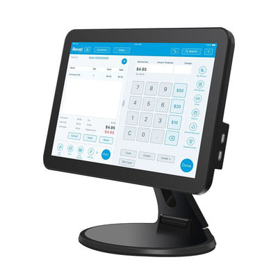 15.6 İnç Dokunmatik Ekranlı Masaüstü POS Terminali N2840 2+32GB Perakende Yazar Kasa ve Tarayıcı