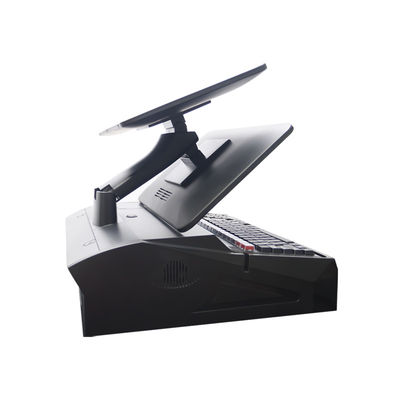 13.3/15.6 inç Çift Dokunmatik Ekran POS Sistemi I3 Windows Sistemi Dökülebilir tabanlı perakende mağazası POS terminali