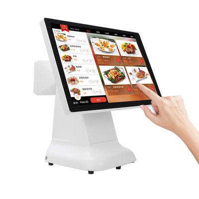 Win Nakit Kayıt POS Makinesi Basit Tarz Plastik Tasarım ve 15.6 İnç Çift Ekran Hepsi Bir Arada Win için
