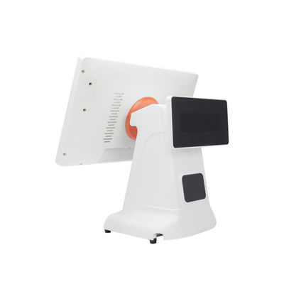 Windows Nakit Kayıt POS Makinesi Basit Tarz Plastik Tasarım ve 15.6 İnç Çift Ekran Hepsi Bir Arada Windows için