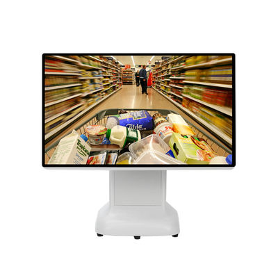 Windows Nakit Kayıt POS Makinesi Basit Tarz Plastik Tasarım ve 15.6 İnç Çift Ekran Hepsi Bir Arada Windows için