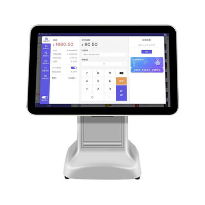 Ürün Nakit Terminal 15.6 Inch Android POS Tüm Bir Süpermarket Mini Nakit Kaydı Renkli Yazıcı Çıktısı ile