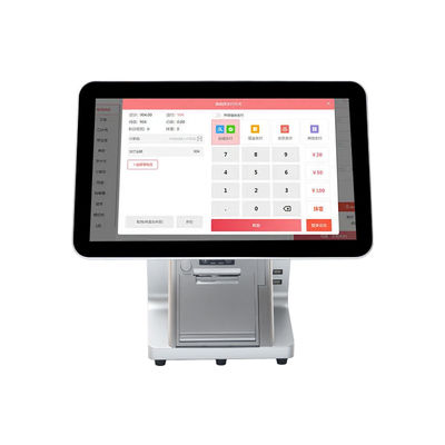 Win7/10 Android Uyumlu 15.6 Inç Çift Ekranlı POS Sistem Monitörü Süpermarket Restoranı için Kalıcı IPS Dokunmatik Monitör