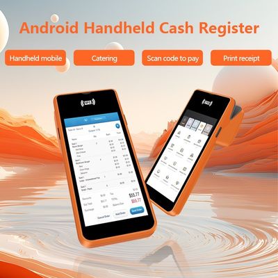 5.45 inç Android Sistemli Mobil Pos Makinesi El Tipi Akıllı Kasa Terminali Yazıcı Çıkışı Türü Monokrom ve Wifi