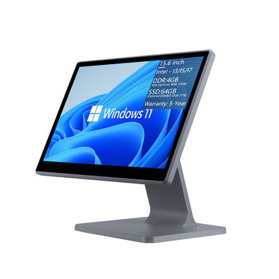 4GB DDR3 Bellek Restoran için 15.6 Inch Point of Sale POS Terminal All in One Touch POS Makine Win POS Sistemleri