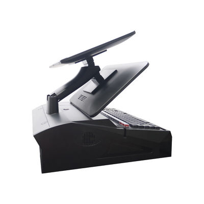 15.6 inç Çift Ekranlı Dokunmatik Tüm Bir POS Sisteminde Nakit Çekmece ve 58mm Printer 2GB RAM Süpermarket