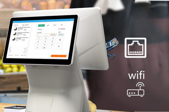 DDR3 2G Hafıza 15.6 Inch Masaüstü Dokunmatik Ekran Kendini Sipariş Ödeme Kiosku Naksi Olmayan Ödeme ve Restoran