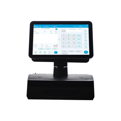 OEM ODM 15.6 Inch Çift Ekranlı Win7 Pos Nakit Kaydı N2840 Cpu 2 + 32GB Masaüstü POS Terminal 58mm Yazıcı,Klavye