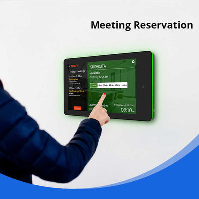 10.1 inç RK3288 Android Meeting Room Tablet POE NFC ve LED Light Bar ile