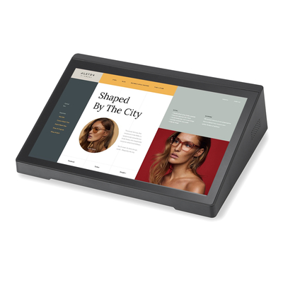 10.1 inç yatay masaüstü android tablet pc bilgisayar dokunmatik ekran RJ45 POE güçlü NFC okuyucu Endüstriyel iş ön otel restoran perakende mağazaları masa kullanımı