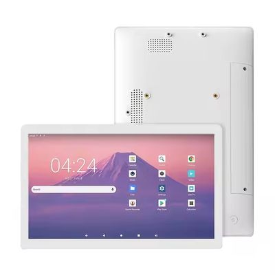 Duvar montajı ve dijital poster ekranı için 4G LTE bağlantısı ve dört çekirdekli işlemci ile 14 inçlik Android Tablet PC