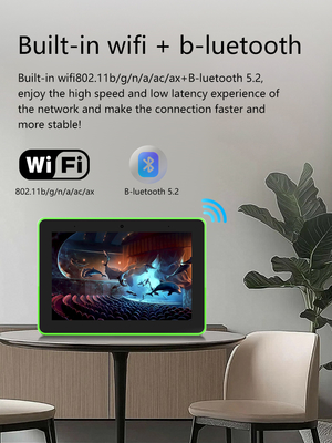 8 inç duvara monte iş dokunmatik ekran POE NFC android tablet pc, LED ışıklı Dijital tabela ekranı toplantı odası rezervasyon sistemi