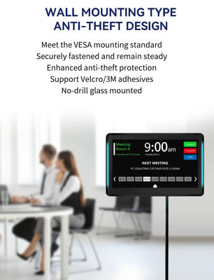 10.1 inç Duvar Montajlı LED Işık Çubuğu ve Konferans Ekranı için RK3566 Dört Çekirdekli Android Tablet PC