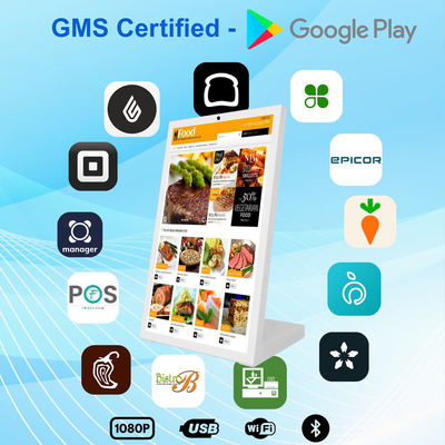 15.6 inçlik NFC Perakende Tablet Rockchip dört çekirdekli L şeklinde Android Tablet bilgisayar Restoran diğerleri