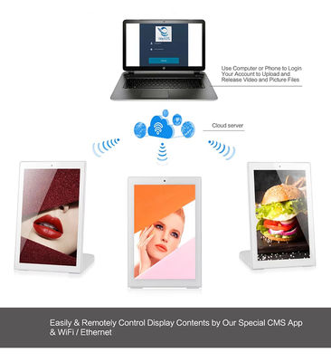 13.3 inç RK3568 L şeklinde masaüstü android tablet pc POE iş kiosk restoran siparişi