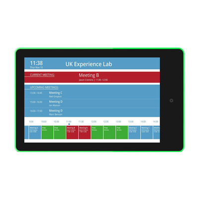 15Konferans Odası Rezervasyonu için RK3566 Çet Çekirdekli LED Işık Çubuğu ile.6 Inch Duvar Montajlı Android Tablet PC