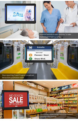 15.6 inç duvara monte POE güç RK3566 android tablet pc LED ışık konferans odası rezervasyon sistemi