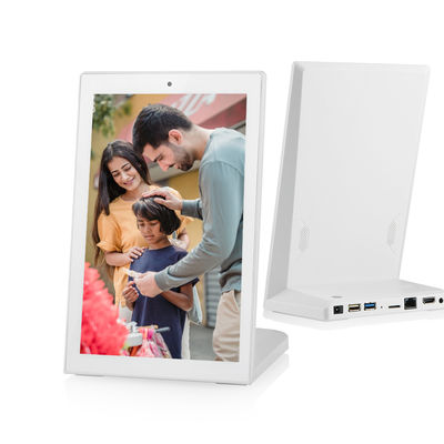 8 inç L şeklinde iş kiosku dokunmatik ekranlı android tablet bilgisayar Müşteri Hizmetleri Otel restoranı için geri bildirim