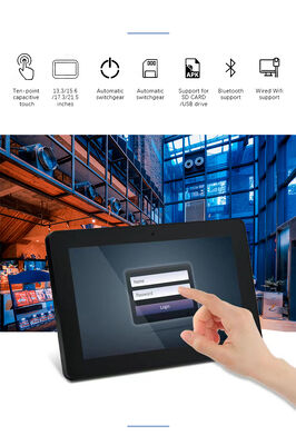 duvara monte 32 inç dijital tabela reklam ekranı android tablet pc POE NFC wifi fonksiyonu