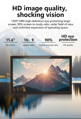Duvar montu 15.6 inç 1080p IPS Win 10 OS tablet PC POE NFC RJ45 Wi-Fi dokunmatik ekran iş reklamı dipslay