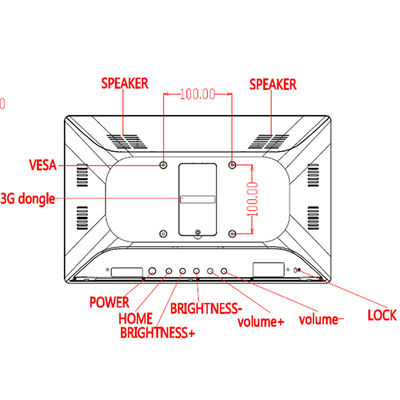8GB ROM WIFI RJ45 POE 15.6 inç All In One Touch Screen PC Ultra Thin