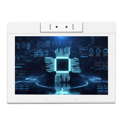 10.1 inç L şeklindeki RK3566 POE NFC Android 11 Tablet Pc Masaüstü Beyaz Restoran Sipariş Tableti Çift Kamera