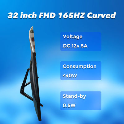 FCC 165HZ 350cd/M2 Oyun Masaüstü Monitörü Usd Hdmi DP İnternet Kafe için