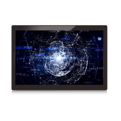 Duvara Monte Kullanım İçin RJ45 Ethernet Desteğine Sahip 10 Noktalı Kapasitif Dokunmatik 24 İnç IPS Ekran Android Tablet PC