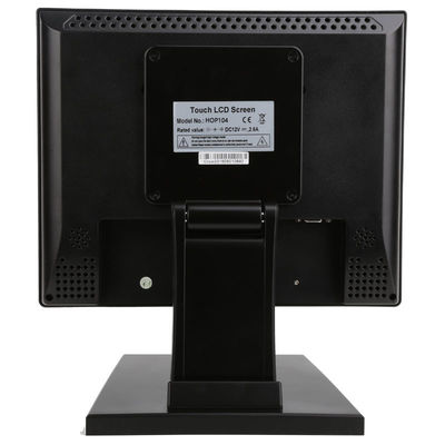 POS Dirençli DC12V 12 Inch LCD Dokunmatik Ekran Monitörü VGA HDMI USB