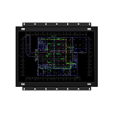 Kiosk 15 inç DC12v Açık Çerçeve Dokunmatik Ekran Monitor VGA HDMI USB