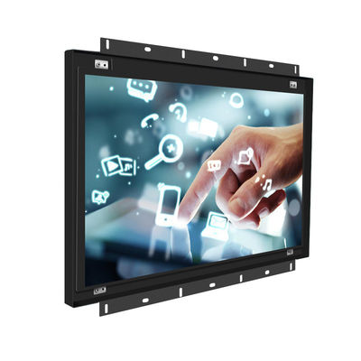 Kiosk 15 inç DC12v Açık Çerçeve Dokunmatik Ekran Monitor VGA HDMI USB