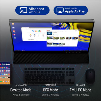 Hopestar 11mm 15.6 Inch Bilgisayar Monitörü 1080P Full HD IPS Dokunmatik Ekran Monitörü