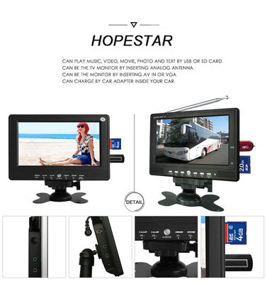 Uzaktan kumanda ile 7 Inç Kablosuz Baş Yastığı Araç Monitörü