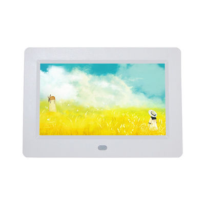 7 inçlik LCD Dijital Fotoğraf Çerçevesi 1024x600 IPS Ekran Düzenlenebilir Parlaklık