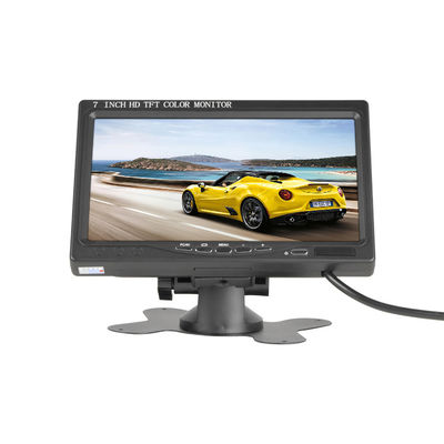 12-24V 800x480 7 inç LCD Araba Monitörü 2AV Videolar ile Güneş koruyucu