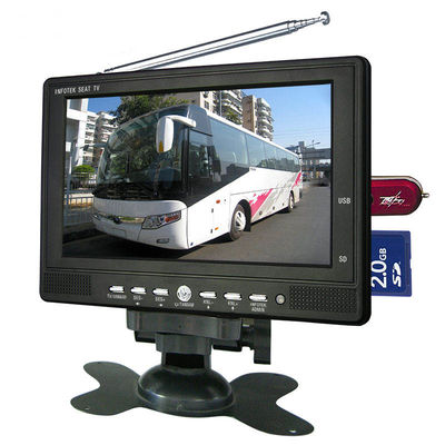 Dörtlü Bölünmüş 7 inçlik TFT Araç Arka Görünüm LCD Monitörü 2AV Port Monitörü