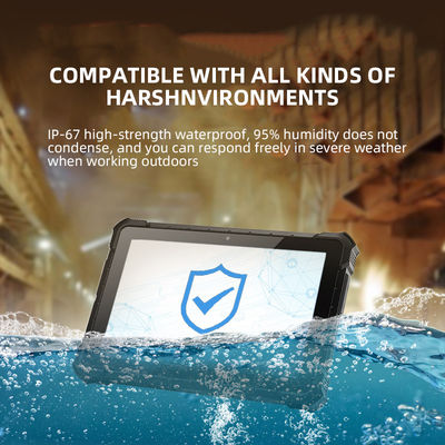 IP68 GPS VGA HDMI Endüstriyel Sabit Tablet Yüz Taraması WIFI Parmak izi